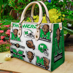 Marshall Thundering Herd Leather Handbag
