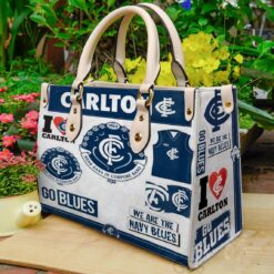 Carlton Football 1 Hand Leather Handbag