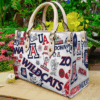 Arizona Wildcats A 1 Hand Leather Handbag