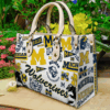 Michigan Wolverines 1 Leather Handbag