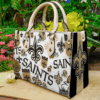 New Orleans Saints Love A 1 Leather Handbag