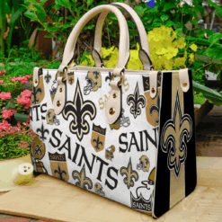 New Orleans Saints Love A 1 Leather Handbag