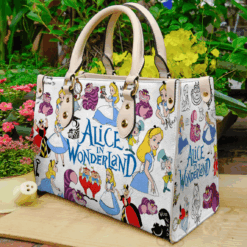 Alice In Wonderland A 01 Leather Handbag
