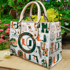Miami Hurricanes I 0 Hand Leather Handbag