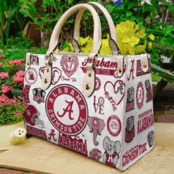 Alabama Crimson Tide A 0 Leather Handbag