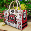 Georgia Bulldogs I 0 Hand Leather Handbag