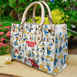 Donald Duck Hand Leather Handbag