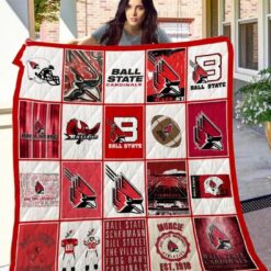 Ball State Cardinal Quilt