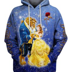Beauty And The Beast Zip Hoodie 3D