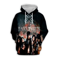 Black Veil Brides Zip Hoodie 3D