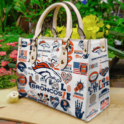 Denver Broncos Lover Leather Handbag