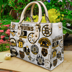 Boston Bruins Leather Handbag