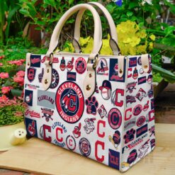 Cleveland Guardians Indians Leather Handbag