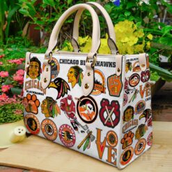 Chicago Blackhawks Hand Leather Handbag