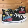 David Bowie 2 High Top Shoes