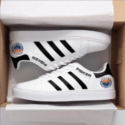 Fisker Black Stan Smith Shoes
