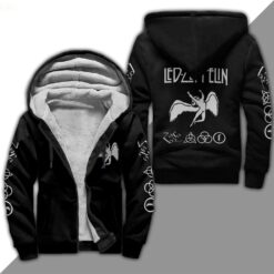 Led Zeppelin A 0 Fleece Jacket