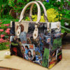 Glam Metal Leather Handbag