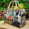 Green Day Band Hand Leather Handbag
