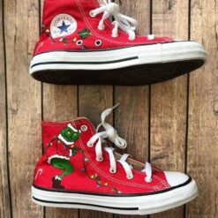 Grinch Merry Christmas High Top Shoes