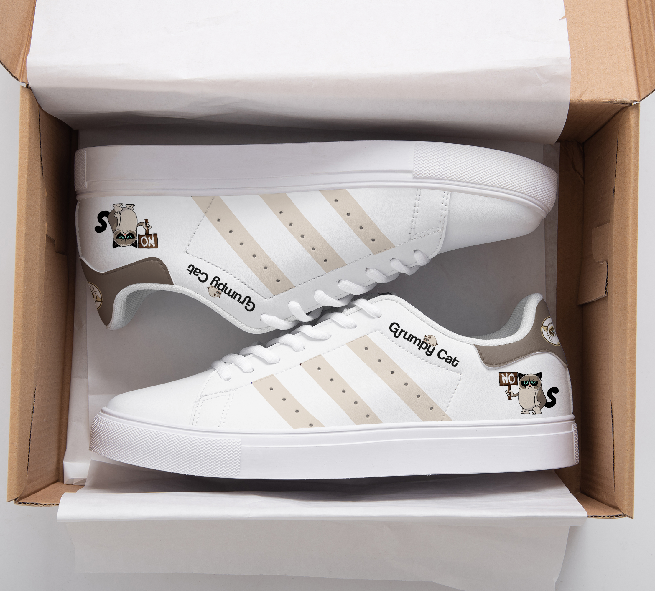 Grumpy Cats Stan Smith Shoes