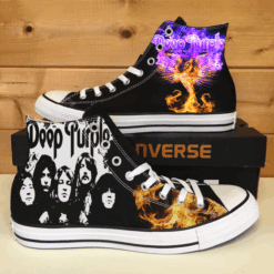 Deep Purple High Top Shoes