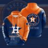 Houston Astros Zip Hoodie 3D