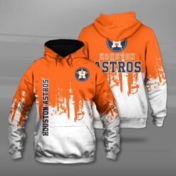 Houston Astros 1 Zip Hoodie 3D