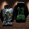 Hulk Marvel 01 Zip Hoodie 3D
