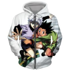 Hunter X Hunter Zip Hoodie 3D