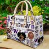 Washington Huskies Hand Leather Handbag