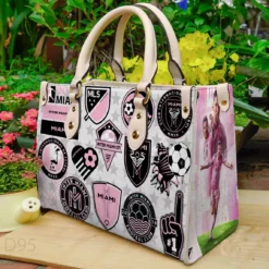 Inter Miami Leather Handbag