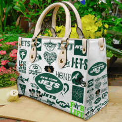New York Jets Leather Handbag