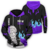 Jujutsu Kaisen Zip Hoodie 3D