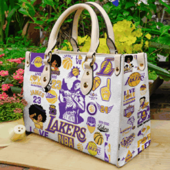 Los Angeles Lakers Leather Handbag