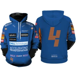 Lando Norris Zip Hoodie 3D