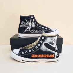 Led Zeppelin Band High Top Shoes