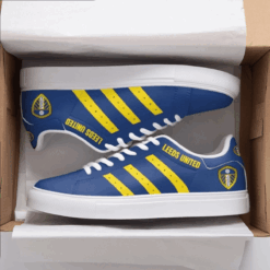 Leeds United Blue Stan Smith Shoes