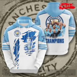 Manchester City 2 Hoodie Zip Hoodie