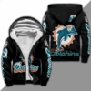 Miami Dolphins Lover Fleece Jacket