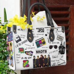 Nkotb Leather Handbag