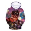 Juice Wrld Zip Hoodie 3D