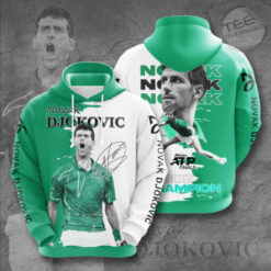 Novak Djokovic Zip Hoodie 3D