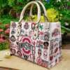 Ohio State Buckeye Leather Handbag