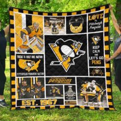 Pittsburgh Penguins 3G Quilt