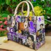 Prince Purple 2 Leather Handbag