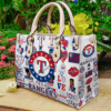 Texas Rangers Leather Handbag