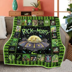 Rick And Morty Quilt