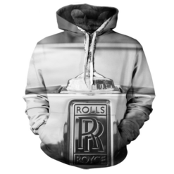 Rolls-royce Zip Hoodie 3D