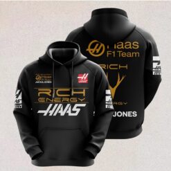 Haas F 1 Zip Hoodie 3D